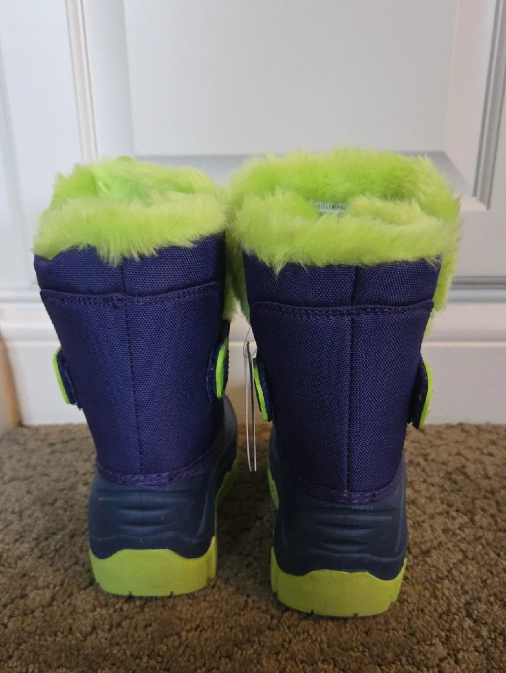 Toddler Boys Falls Creek 3D Dinosaur Winter Boots Faux Fur Lining Size 7 8 NWT